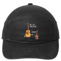 Funny Guitar  Ukelele  Uke I Am Your Father 7-Panel Snapback Hat