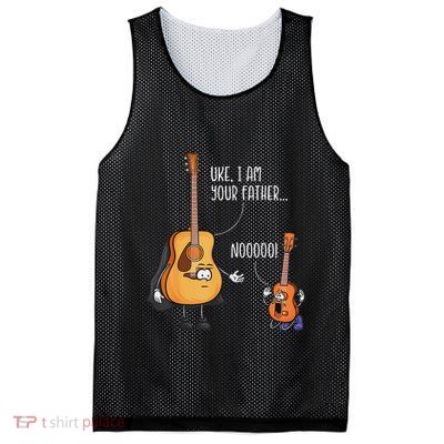 Funny Guitar  Ukelele  Uke I Am Your Father Mesh Reversible Basketball Jersey Tank
