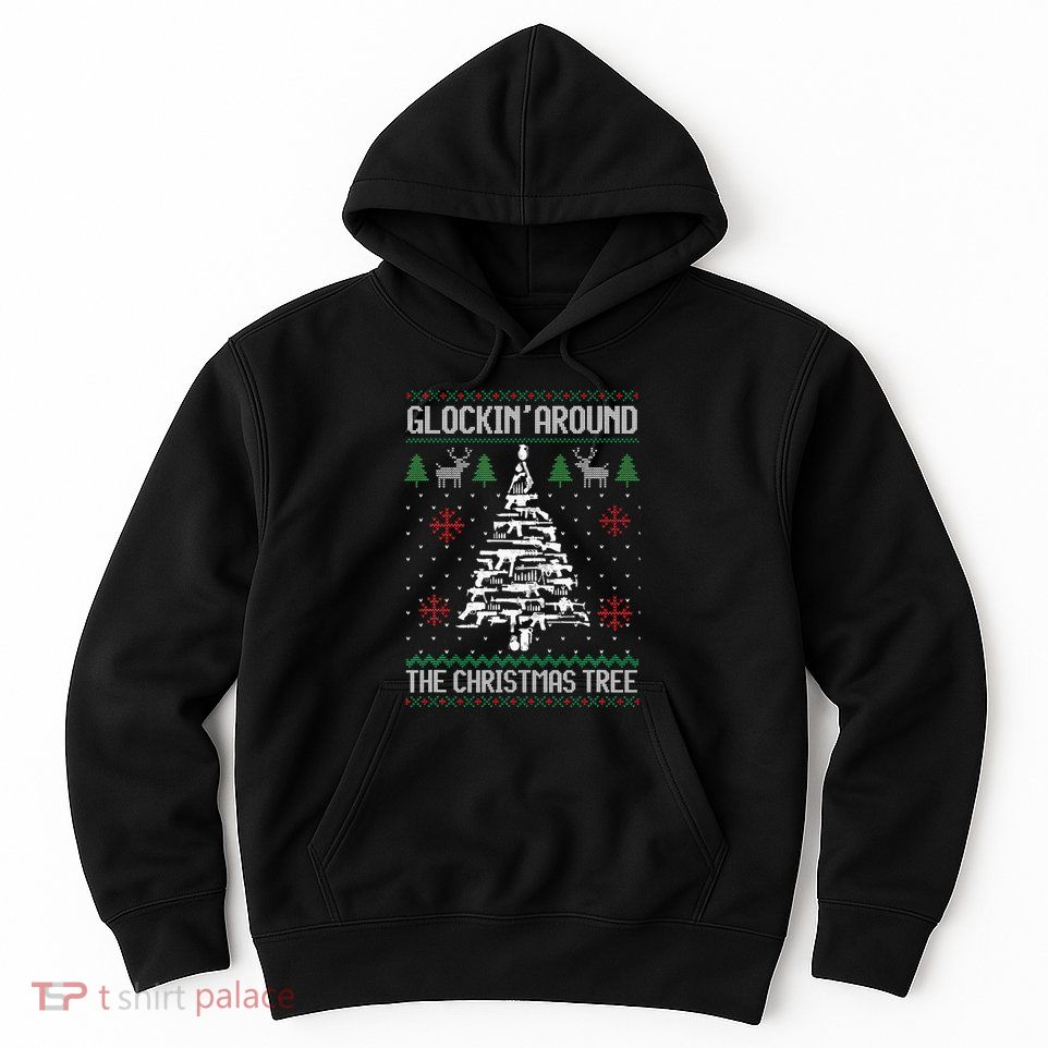 Funny Guns Ugly Christmas Sweaters for Gun Lovers Hoodie