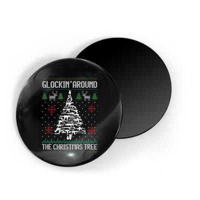 Funny Guns Ugly Christmas Sweaters for Gun Lovers Magnet