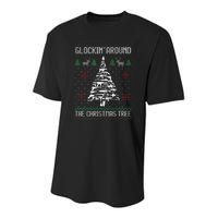 Funny Guns Ugly Christmas Sweaters for Gun Lovers Youth Performance Sprint T-Shirt