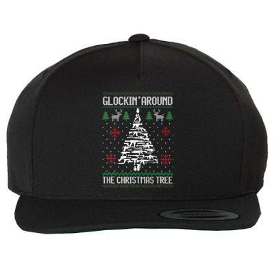 Funny Guns Ugly Christmas Sweaters for Gun Lovers Wool Snapback Cap