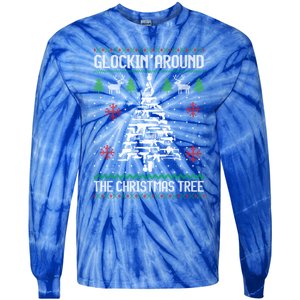 Funny Guns Ugly Christmas For Gun Lovers Meaningful Gift Tie-Dye Long Sleeve Shirt