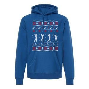 Funny Golf Ugly Christmas Gift For Golfers Gift Premium Hoodie