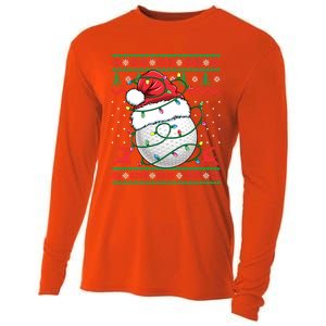 Funny Golf Ugly Christmas Golfing Meaningful Gift Cooling Performance Long Sleeve Crew