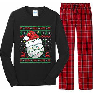 Funny Golf Ugly Christmas Golfing Meaningful Gift Long Sleeve Pajama Set