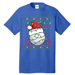 Funny Golf Ugly Christmas Golfing Meaningful Gift Tall T-Shirt