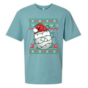 Funny Golf Ugly Christmas Golfing Meaningful Gift Sueded Cloud Jersey T-Shirt