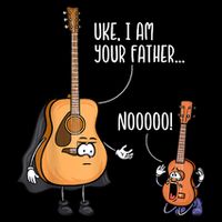 Funny Guitar , Ukelele , Uke I Am Your Father City Backpack