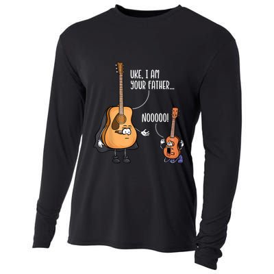 Funny Guitar , Ukelele , Uke I Am Your Father Cooling Performance Long Sleeve Crew