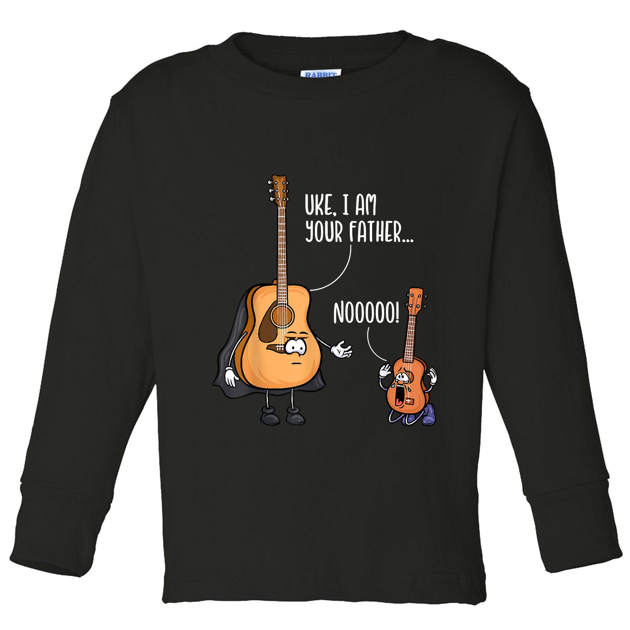 Funny Guitar , Ukelele , Uke I Am Your Father Toddler Long Sleeve Shirt