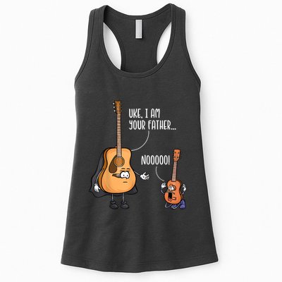 Funny Guitar , Ukelele , Uke I Am Your Father Womens Tank Top