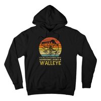 Fun Games Until Someone Loses Walleye Retro Ice Fishing Dad Hoodie