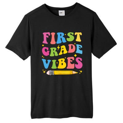 First Grade Vibes Back To School 1st Grade Tall Fusion ChromaSoft Performance T-Shirt