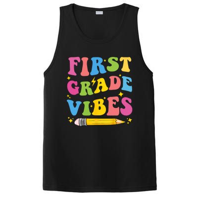 First Grade Vibes Back To School 1st Grade PosiCharge Competitor Tank