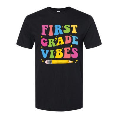 First Grade Vibes Back To School 1st Grade Softstyle CVC T-Shirt