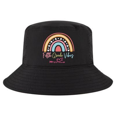 Fifth Grade Vibes Rainbow Teacher 5Th Grade Tee Meaningful Gift Cool Comfort Performance Bucket Hat