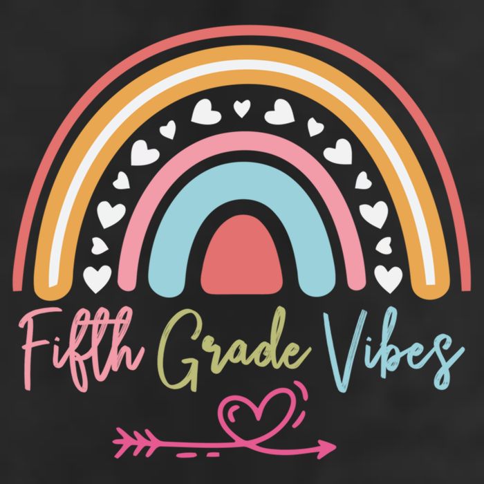 Fifth Grade Vibes Rainbow Teacher 5Th Grade Tee Meaningful Gift Cool Comfort Performance Bucket Hat