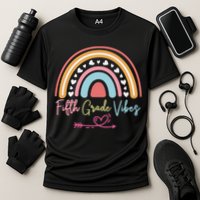 Fifth Grade Vibes Rainbow Teacher 5Th Grade Tee Meaningful Gift Cooling Performance Crew T-Shirt