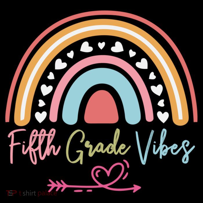 Fifth Grade Vibes Rainbow Teacher 5Th Grade Tee Meaningful Gift Sustainable Bucket Hat