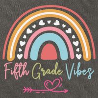 Fifth Grade Vibes Rainbow Teacher 5Th Grade Tee Meaningful Gift Cotton Canvas Backpack
