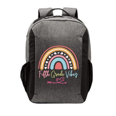 Fifth Grade Vibes Rainbow Teacher 5Th Grade Tee Meaningful Gift Vector Backpack