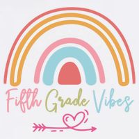 Fifth Grade Vibes Rainbow Teacher 5Th Grade Tee Meaningful Gift Garment-Dyed Sweatshirt