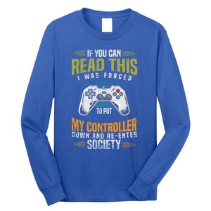 Funny Gamer Video Games Gift Idea Gaming Great Gift Cute Gift Long Sleeve Shirt