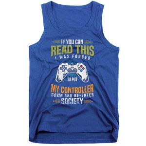 Funny Gamer Video Games Gift Idea Gaming Great Gift Cute Gift Tank Top