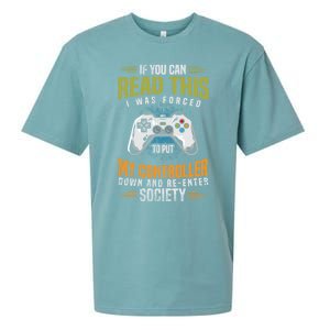 Funny Gamer Video Games Gift Idea Gaming Great Gift Cute Gift Sueded Cloud Jersey T-Shirt