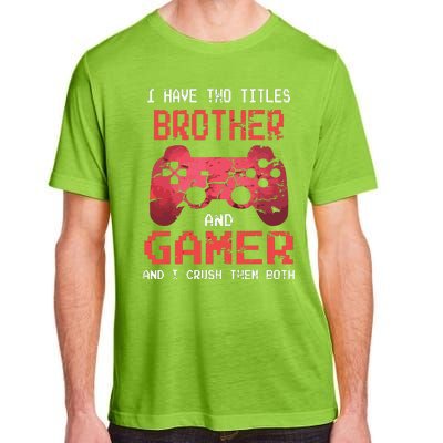 Funny Gamer Vintage Video Games For Boy Brother Son Adult ChromaSoft Performance T-Shirt