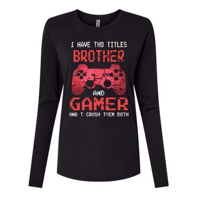 Funny Gamer Vintage Video Games For Boy Brother Son Womens Cotton Relaxed Long Sleeve T-Shirt