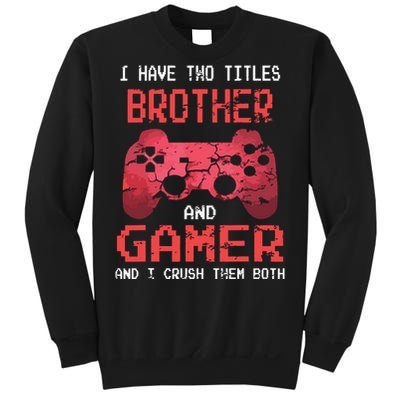 Funny Gamer Vintage Video Games For Boy Brother Son Sweatshirt