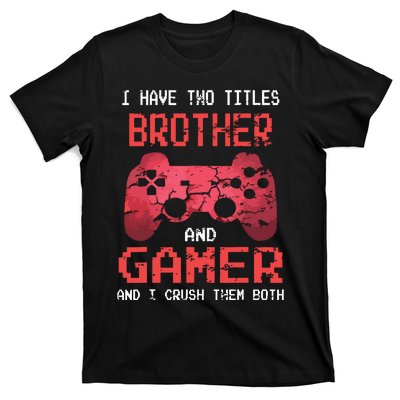 Funny Gamer Vintage Video Games For Boy Brother Son T-Shirt