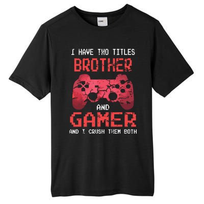 Funny Gamer Vintage Video Games For Boy Brother Son Tall Fusion ChromaSoft Performance T-Shirt