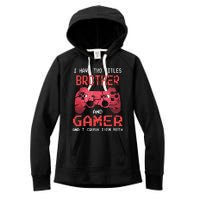 Funny Gamer Vintage Video Games For Boy Brother Son Women's Fleece Hoodie