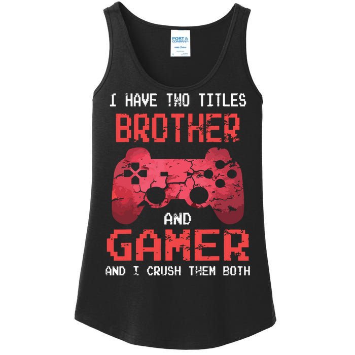 Funny Gamer Vintage Video Games For Boy Brother Son Ladies Essential Tank