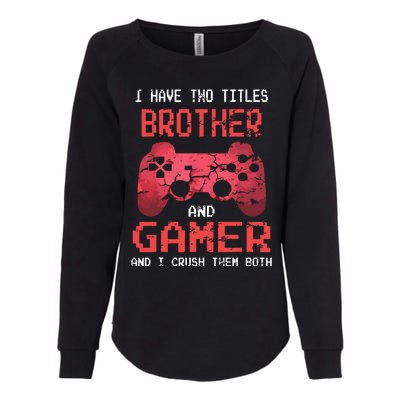 Funny Gamer Vintage Video Games For Boy Brother Son Womens California Wash Sweatshirt