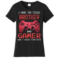 Funny Gamer Vintage Video Games For Boy Brother Son Women's T-Shirt