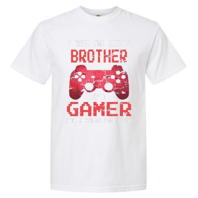 Funny Gamer Vintage Video Games For Boy Brother Son Garment-Dyed Heavyweight T-Shirt