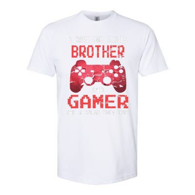 Funny Gamer Vintage Video Games For Boy Brother Son Softstyle CVC T-Shirt