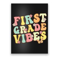 First Grade Vibes Hello Team 1st Grade Teacher Retro Poster