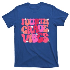 Fourth Grade Vibes Back To School 4Th Grade Vibes 1St Day Great Gift T-Shirt