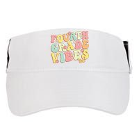 Fourth Grade Vibes Hello Team 4th Grade Teacher Kids Retro Adult Drive Performance Visor