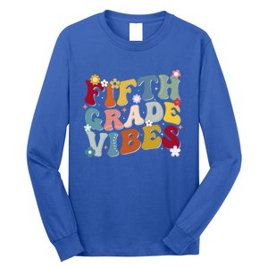 Fifth Grade Vibes Teacher And Students First Day Of School Cute Gift Long Sleeve Shirt