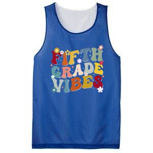 Fifth Grade Vibes Teacher And Students First Day Of School Cute Gift Mesh Reversible Basketball Jersey Tank