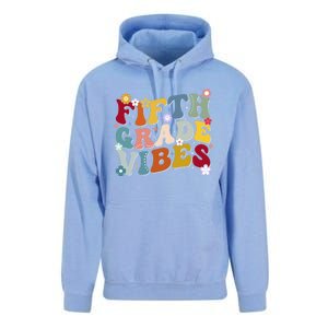 Fifth Grade Vibes Teacher And Students First Day Of School Cute Gift Unisex Surf Hoodie