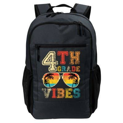 Fourth Grade Vibes Back To School Retro 4Th Grade Teacher Gift Daily Commute Backpack