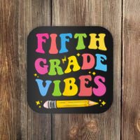 Fifth Grade Vibes Back To School Coaster