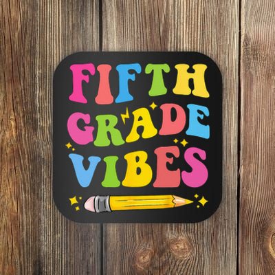 Fifth Grade Vibes Back To School Coaster